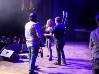 ON STAGE WITH LITA FORD AT THE LITA FORD ROCK STAR EXPERIENCE