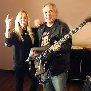 Jeff Engle and Lita Ford