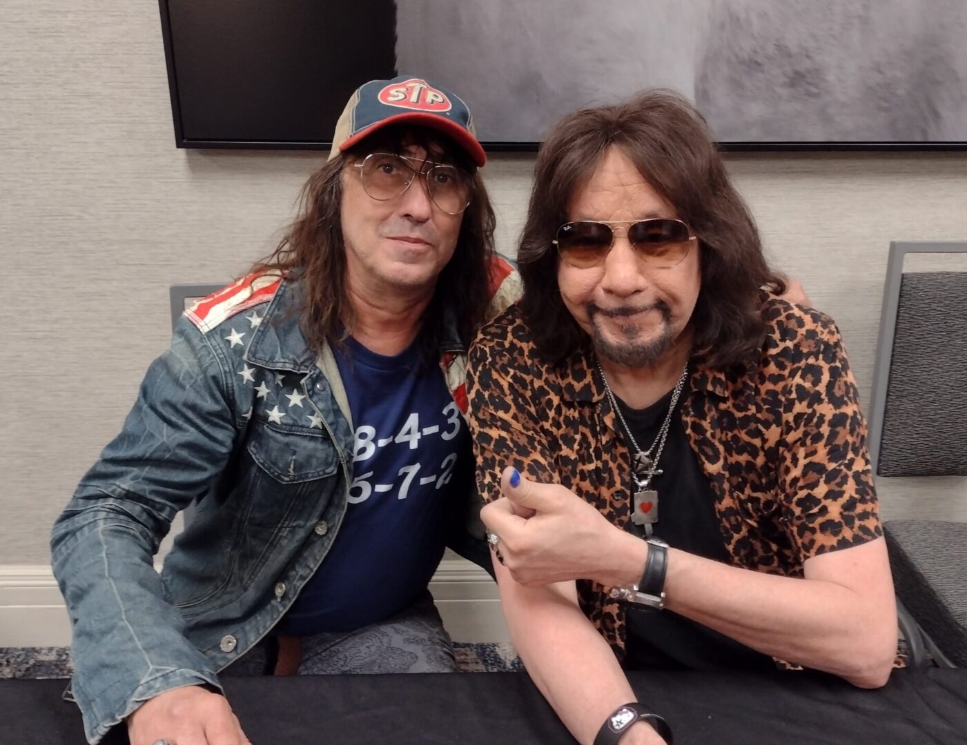 Jim Cara and Ace Frehley